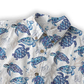 Ocean Animals Hawaii Shirt, Turtle Hawaii Shirt - The Palmix
